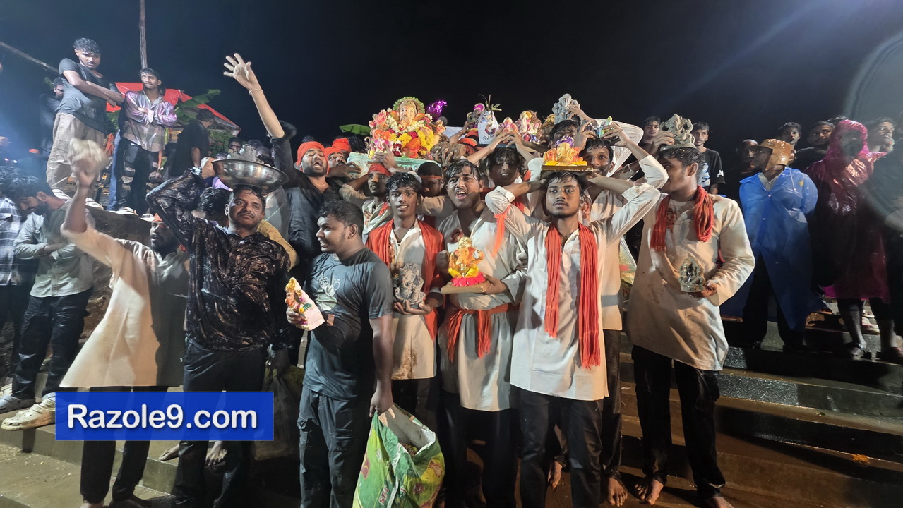 Razole Taluka Ganesh Nimajjanam